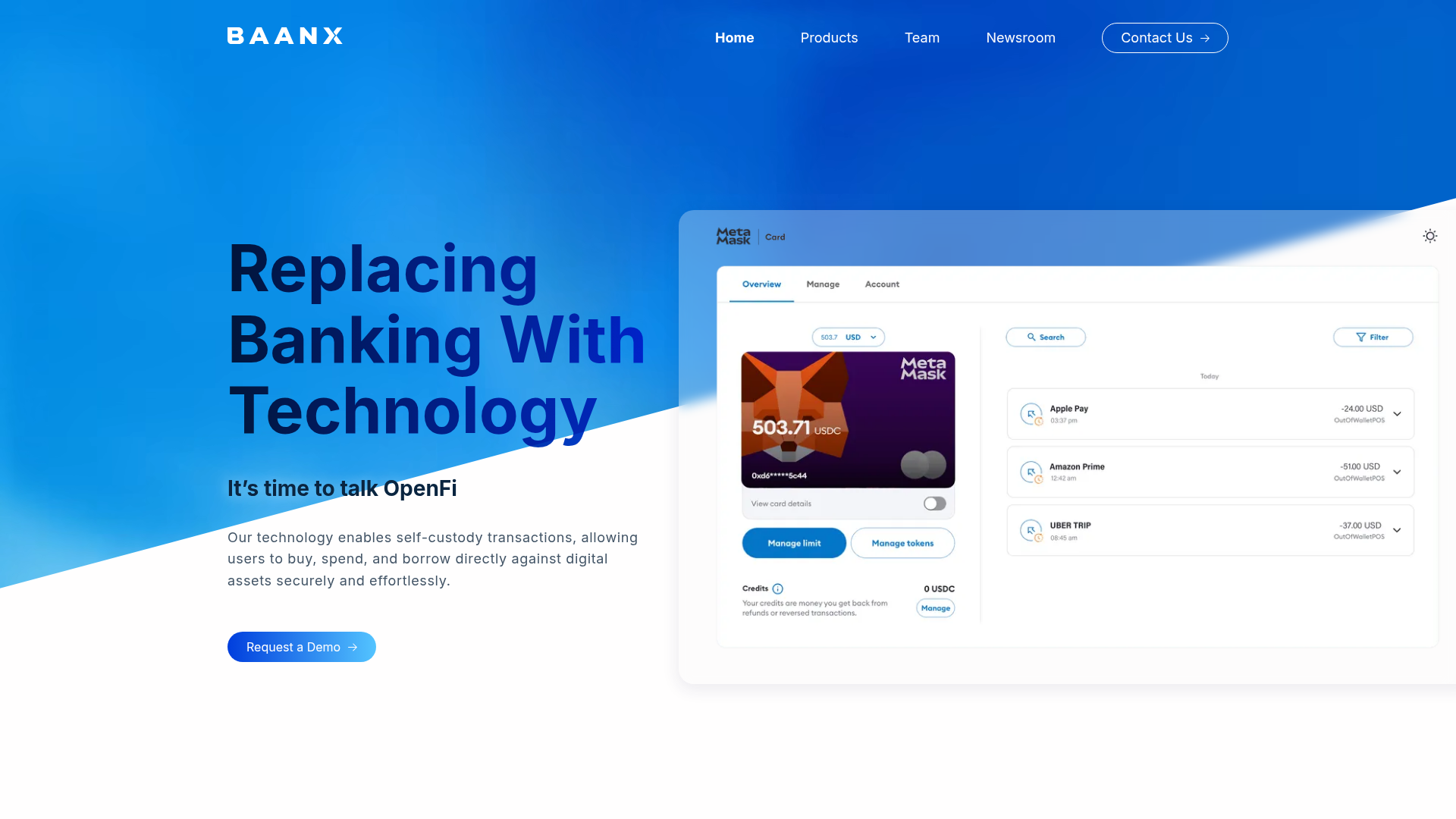 Baanx — Data Engineering case study preview