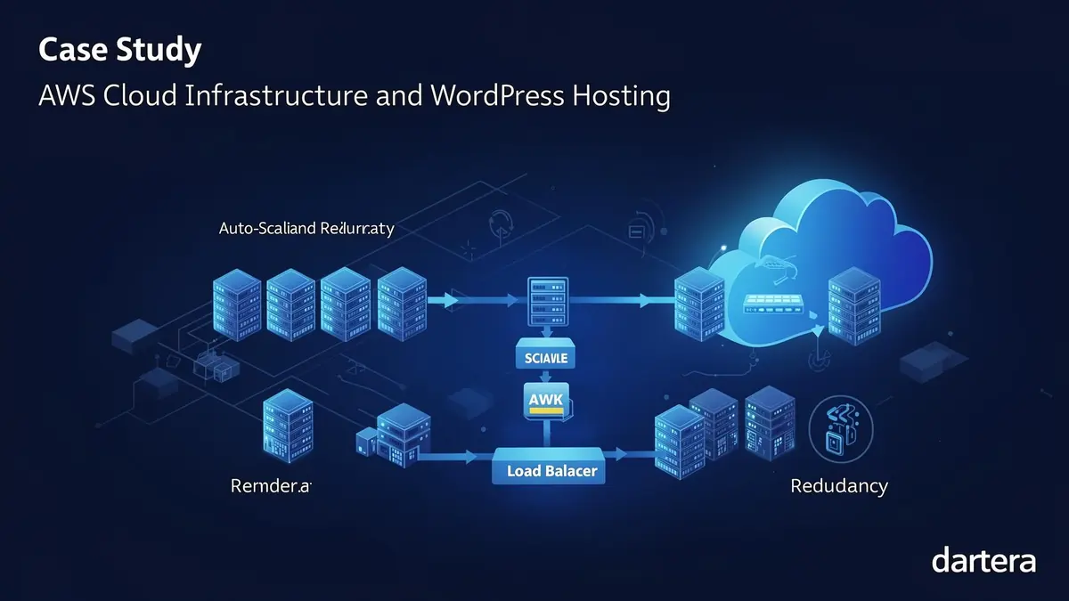 Dartera: Enterprise-Grade AWS WordPress Hosting project screenshot