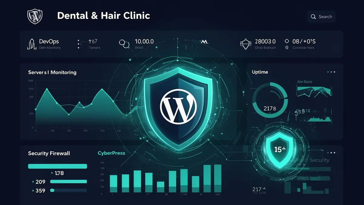 Dental Hair Clinic Turkey - Securing and Stabilizing a High-Traffic WordPress Site project screenshot