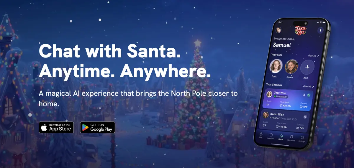 Santa Chat - Magical AI Conversations for Families project screenshot
