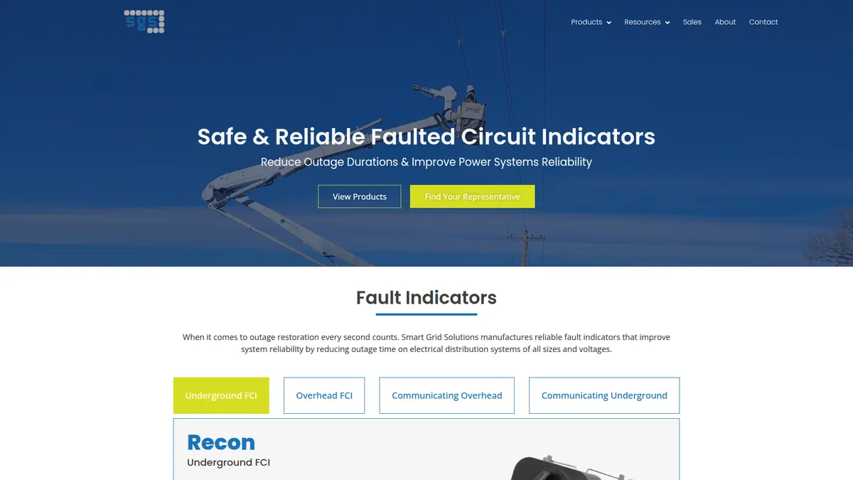 Smart Grid Solutions project screenshot